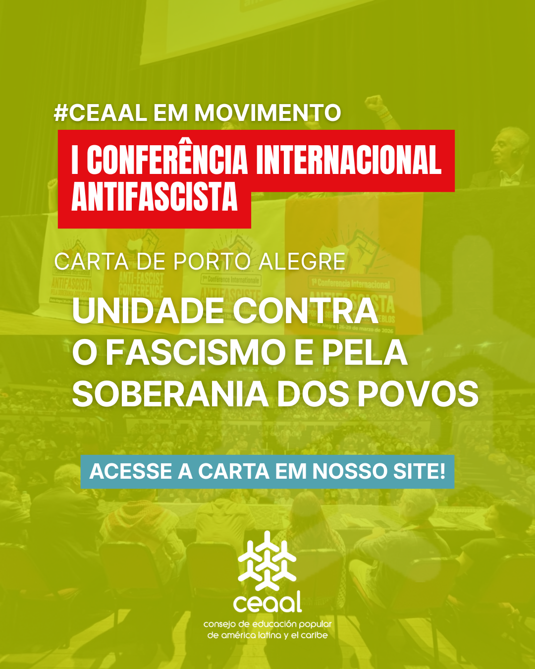 Carta de Porto Alegre |  UNIDADE CONTRA O FASCISMO E PELA SOBERANIA DOS POVOS